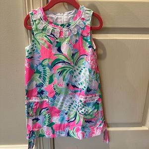 Lilly Pulitzer Girls Little Lilly Knit Shift Dress- size 5